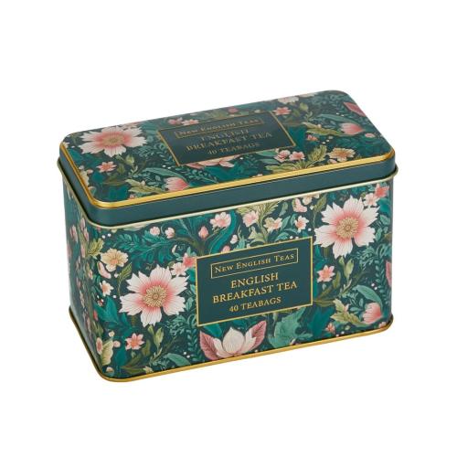 Victorian Garden English Breakfast Tea 40 Teabag Tin