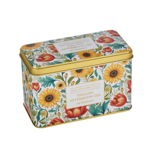 Sunflowers English Afternoon Tea 40 Teabag Tin