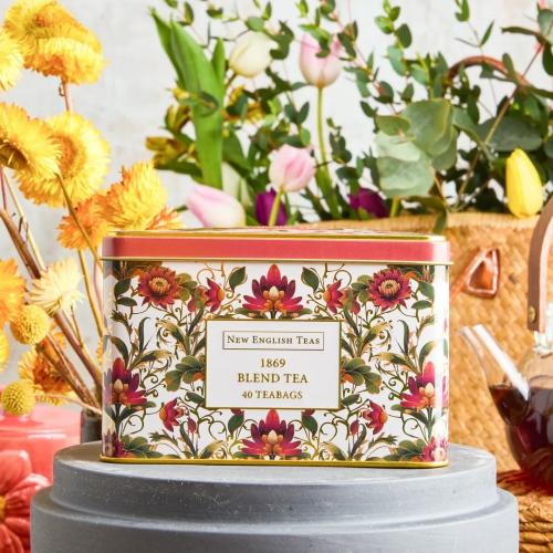 Lotus Flower 1869 Blend Tea 40 Teabag Tin