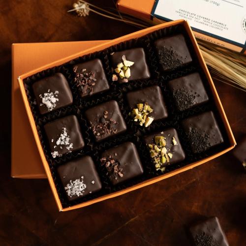 Våra favoriter kola i choklad 12 bitar