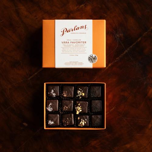 Våra favoriter kola i choklad 12 bitar