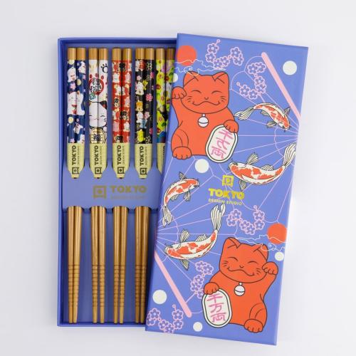 Chopsticks Lucky Cat 5 par
