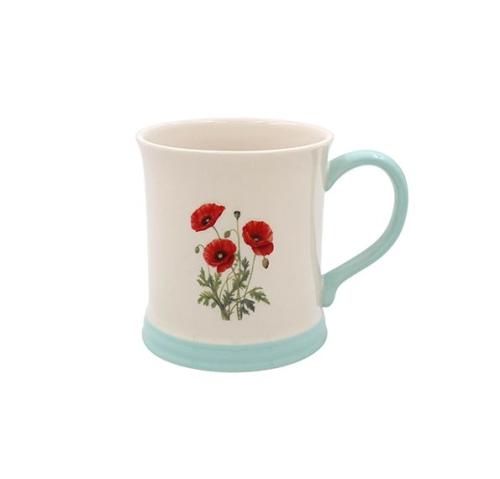 Country Life Präglad Mugg Vallmo