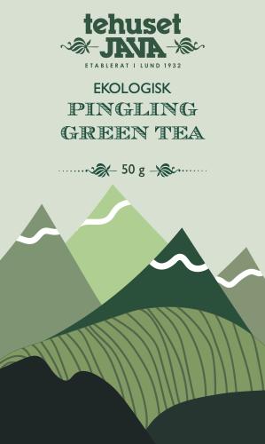 Ekologisk Pingling Green Tea 50g