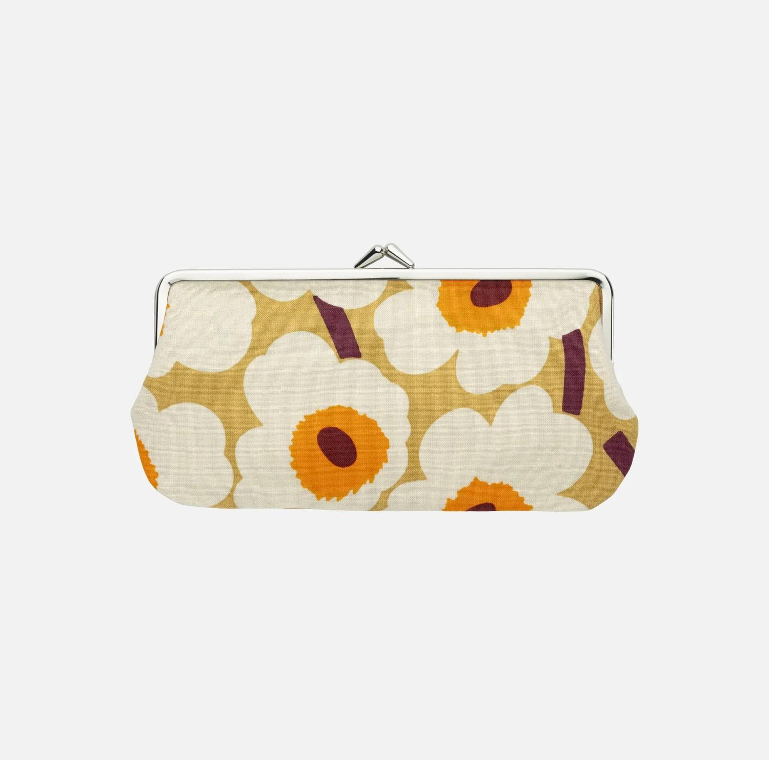 Marimekko Portmonä/Sminkväska Unikko Karamell, Orange