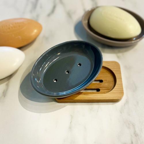 Tvålfat Oval Porslin tryffel