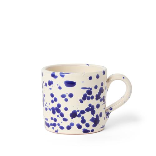 Mugg Spruzzi Blå med handtag