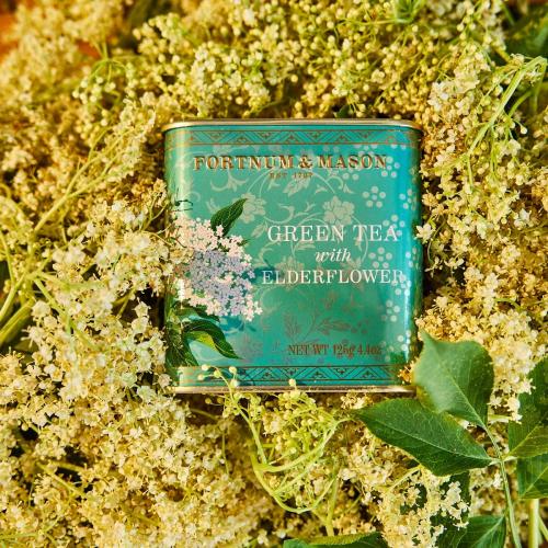 Green Tea With Elderflower Löste i Burk 125g