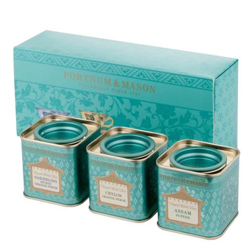 3 Mini Burkar Classic World Teas 75g 3x25g