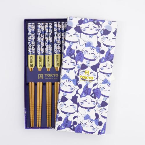 Chopsticks Lucky Cat 5 par