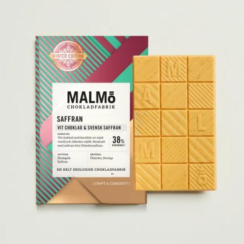 Malmö Chokladfabrik Winter Edition Craft Saffran 38%