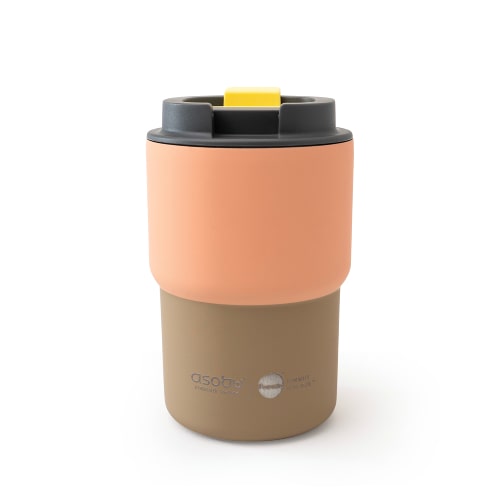 Termosmugg Persika/Brungrå
