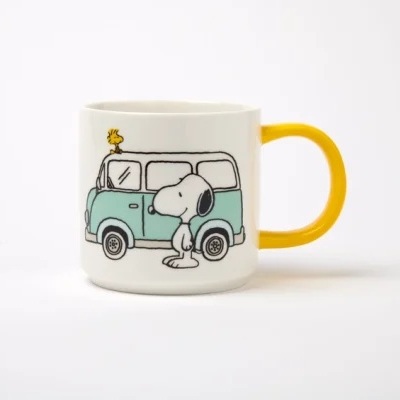 Porslinsmugg Happy Camper 33cl