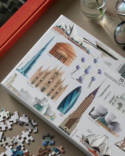 Pussel Iconic Buildings 1000 Bitar