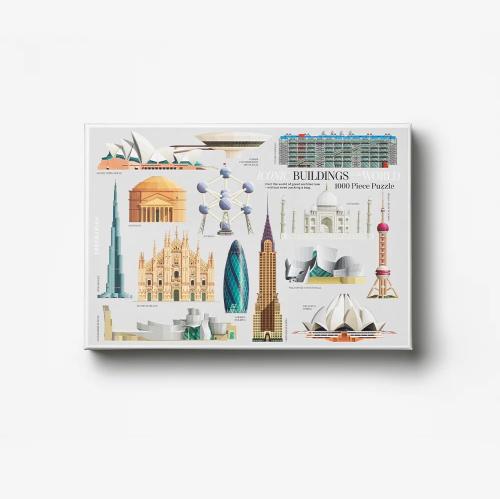 Pussel Iconic Buildings 1000 Bitar