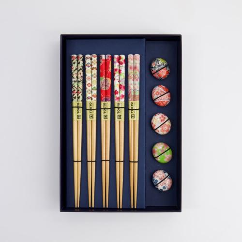 Chopsticks Flowes Giftset
