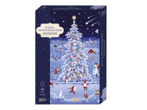 Pusselkalender God Jul 1000 Bitar