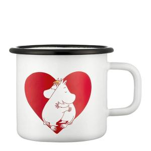 Mumin Emaljmugg Hjärta 3,7dl