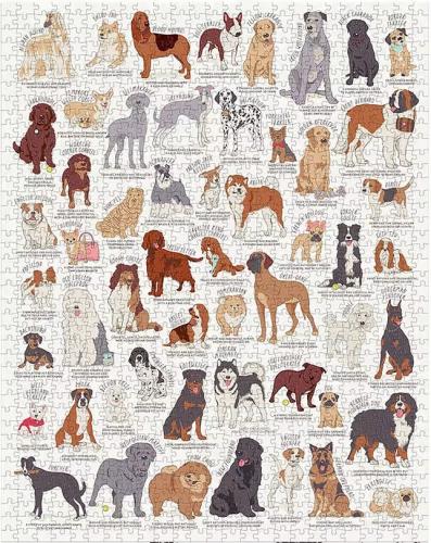 Pussel 1000 bitar Dog Lover´s