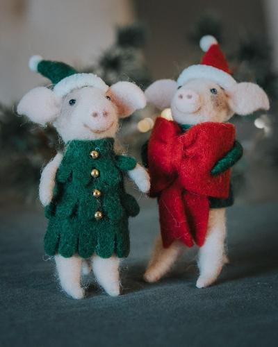 Ulldjur Julgris Gran