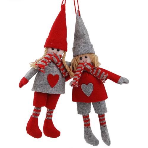 Julbarn Hjärta Med Hänge