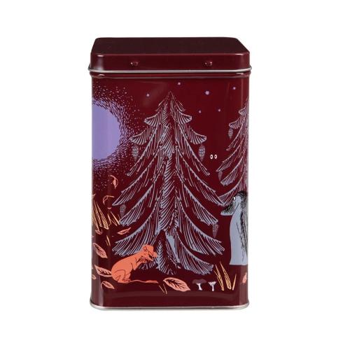 Kaffeburk Kvadratisk Urskog Vinröd