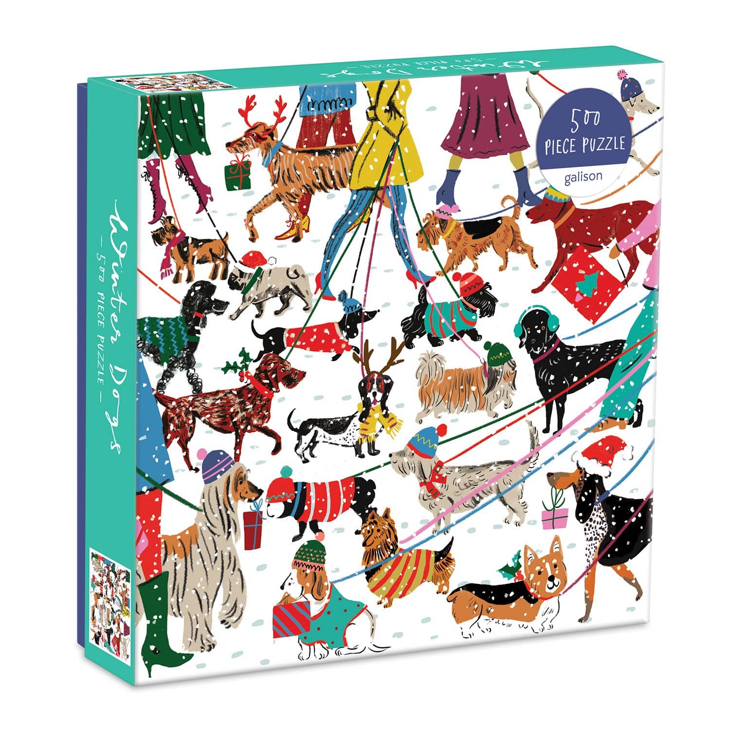 Winter Dogs Pussel 500 Bitar