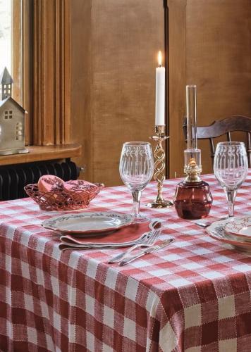 Fotogenlampa Majken Röd Mellan