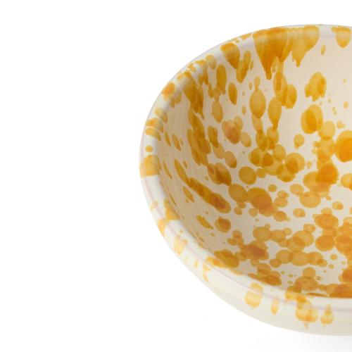 Benegiamo Skål Spruzzi Gul 13cm