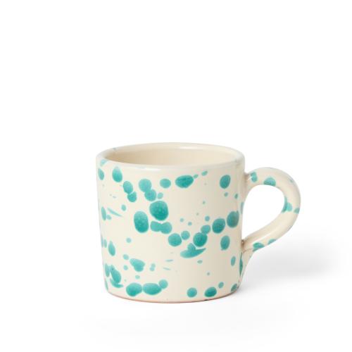 Mugg Spruzzi Turkos med handtag