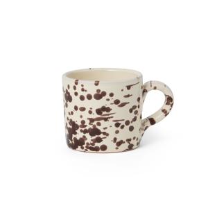 Mugg Spruzzi Brun med handtag