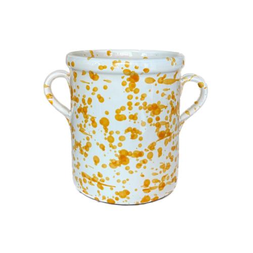 Kruka med handtag Spruzzi Gul