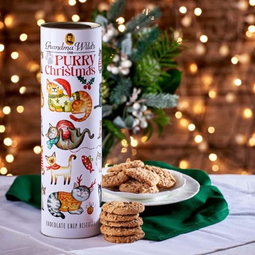 Purry Christmas Cylinderburk Med Chokladkakor