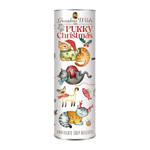 Purry Christmas Cylinderburk Med Chokladkakor