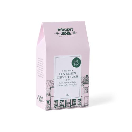Hallontryfflar 100g