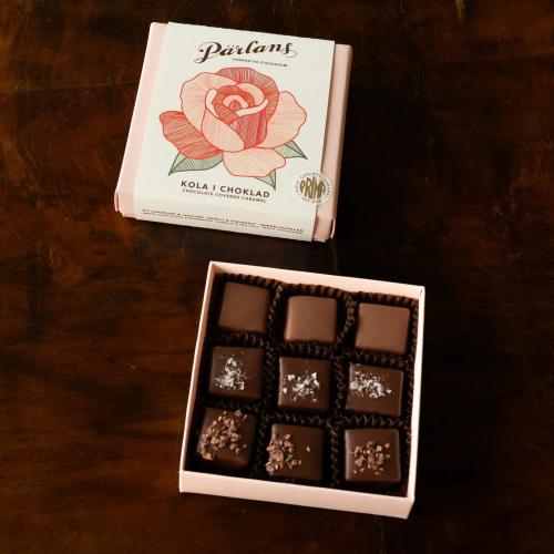 Kola I Choklad 9 Bitar Valentin