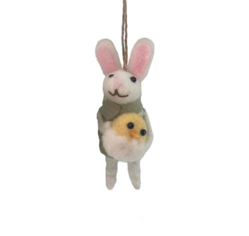 Kanin Wolly Green Kyckling