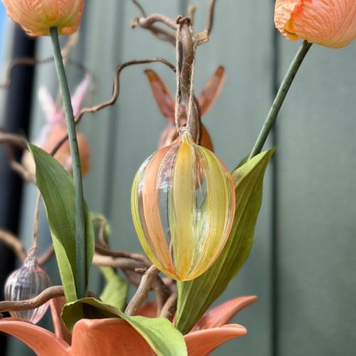 Glasägg Dekoration Handmålat