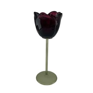 Ljusstake Tulia Burgundy Stor