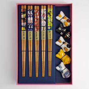 Chopsticks Lucky Cat Giftset