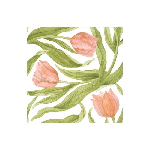 Axlings Middagsservetter Tulpaner Rosa 40x40cm