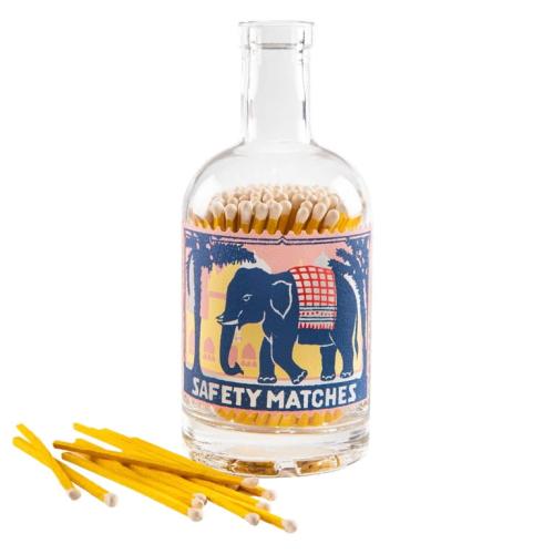 Tändstickor Elephant Glasflaska 