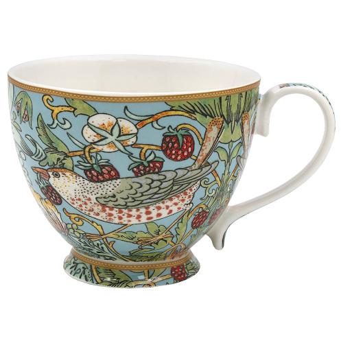 William Morris Teal Strawberry Thief Mayfairmugg