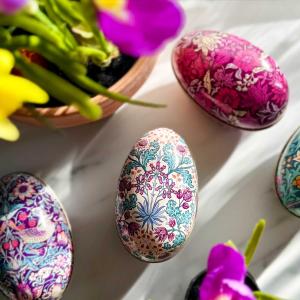 Plåtägg William Morris Vit 12 cm