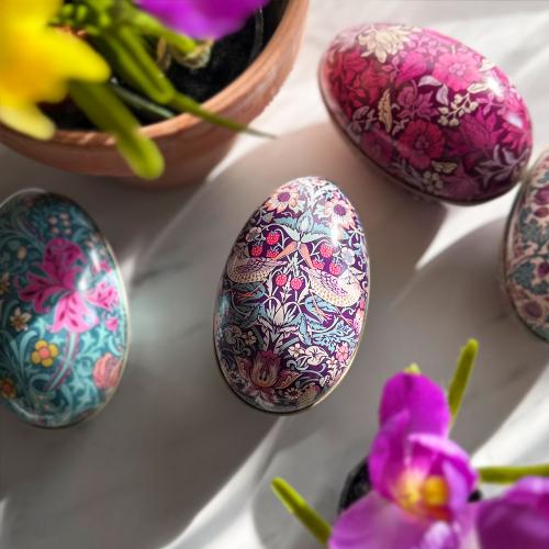 Plåtägg William Morris Lila 12 cm