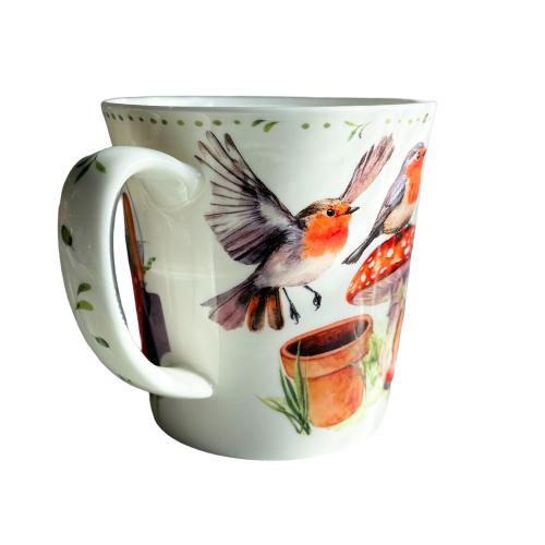 Mugg Rödhake 5dl