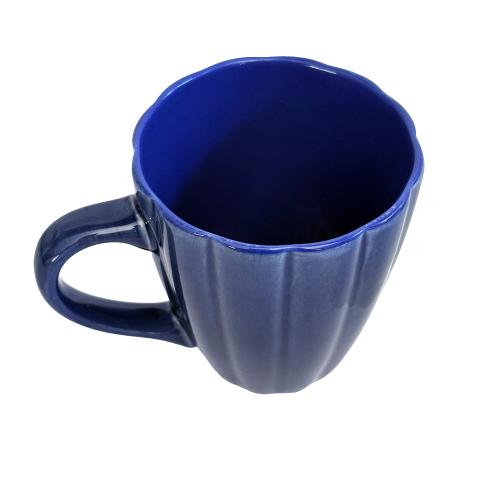 Mugg Blomma Blå