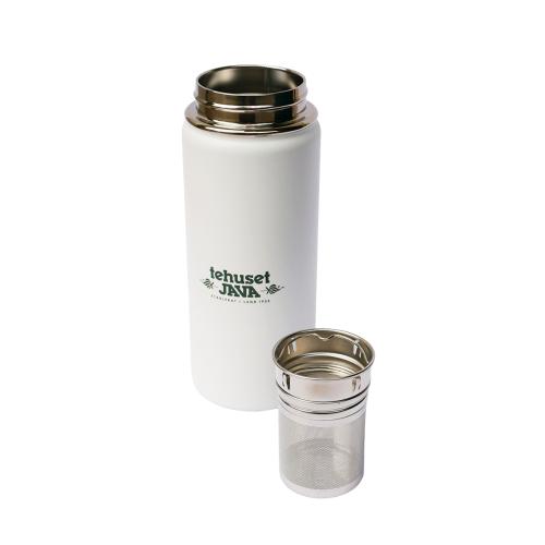 Termosmugg med tesil 480ml Vit