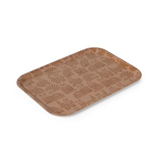 Bricka Lisa Larsons katter beige 27x20cm