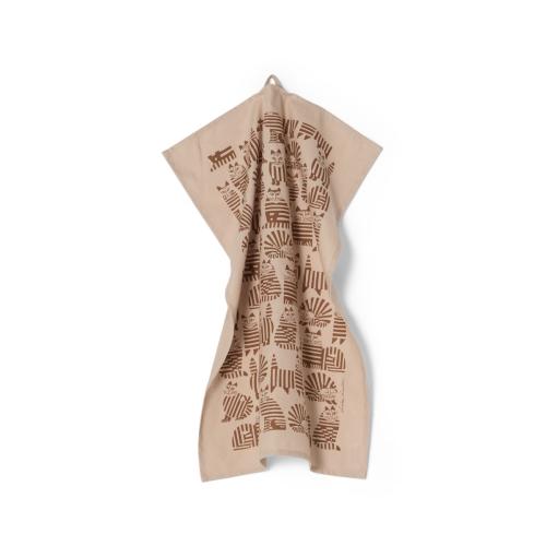 Handduk Lisa Larsons katter beige